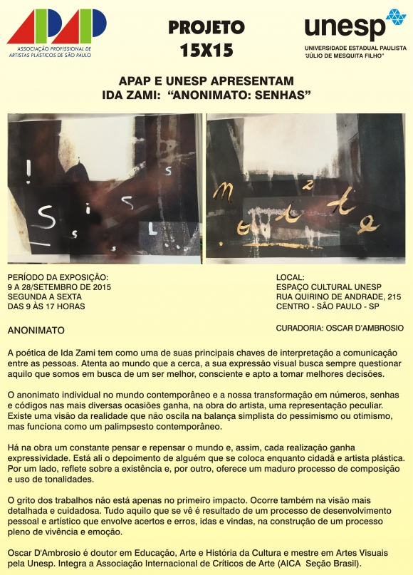 “ANONIMATO: SENHAS”