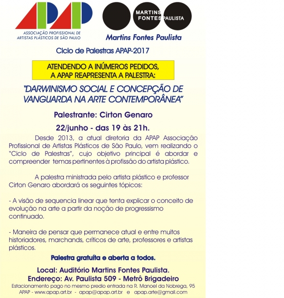 DARWINISMO SOCIAL E CONCEPÇÃO DE VANGUARDA NA ARTE CONTEMPORÂNEA