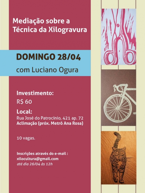 Primeira oficina da Xilocultura