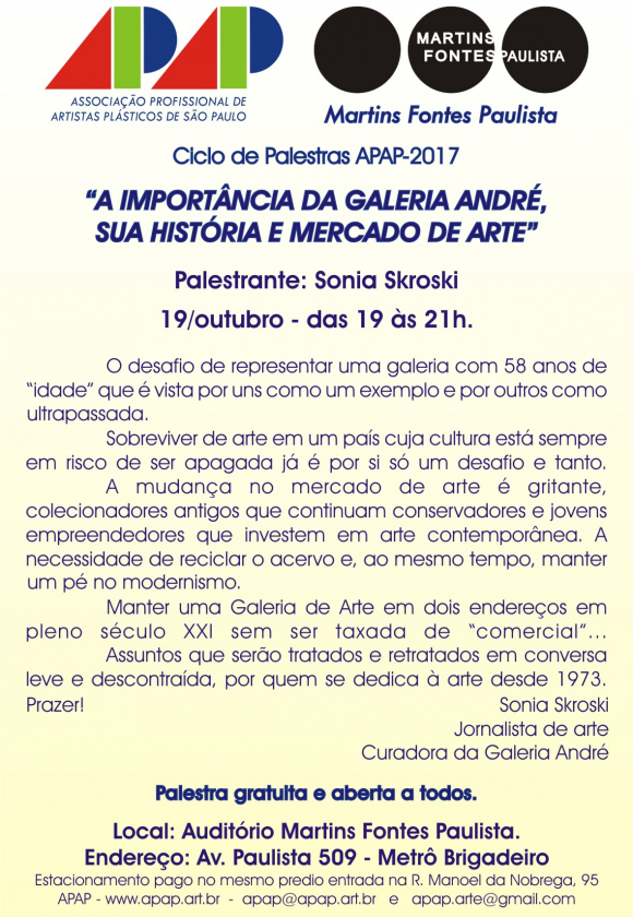 A IMPORTÂNCIA DA GALERIA ANDRÉ, SUA HISTÓRIA E MERCADO DE ARTE